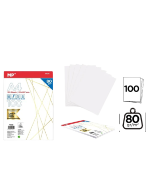 PP PAPEL RECAMBIO MP DIN A/4 80 GR BLANCO P/100 UD