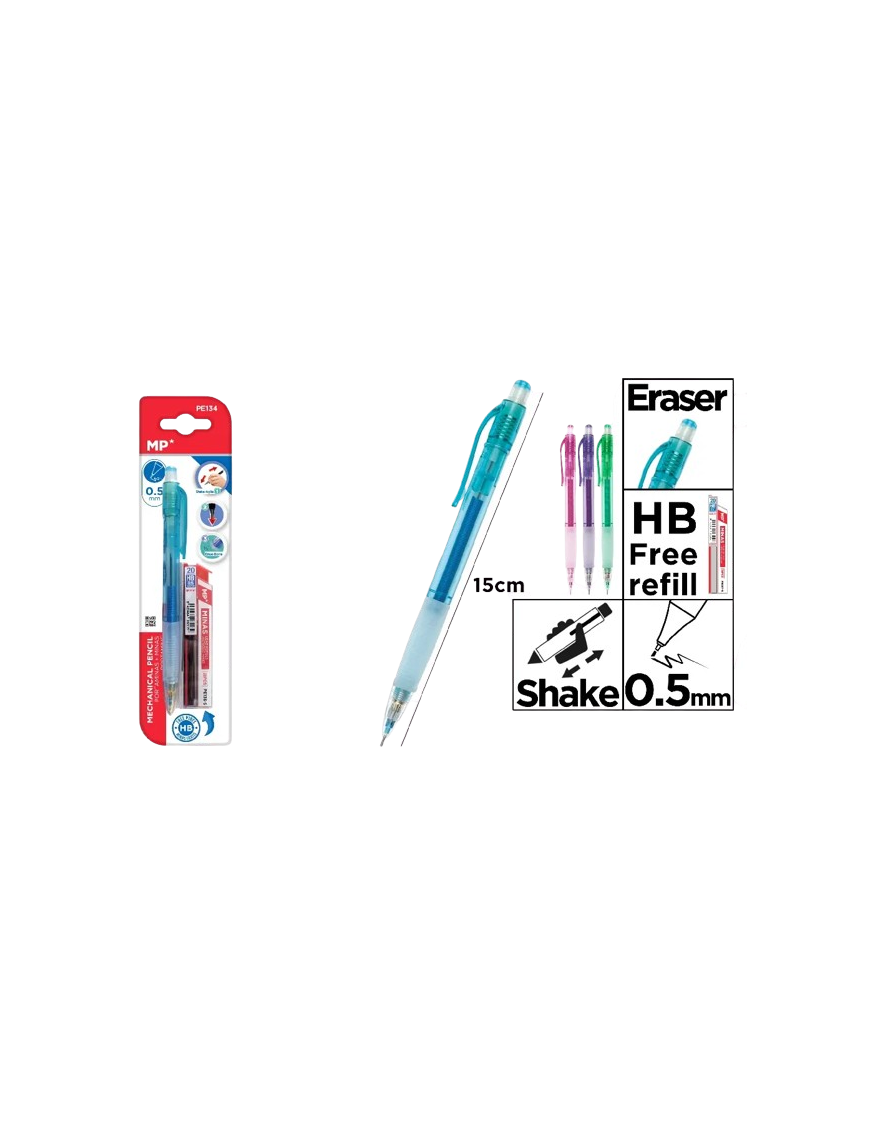 PP PORTAMINAS MP 0,5 MM+ RECAMBIO UD