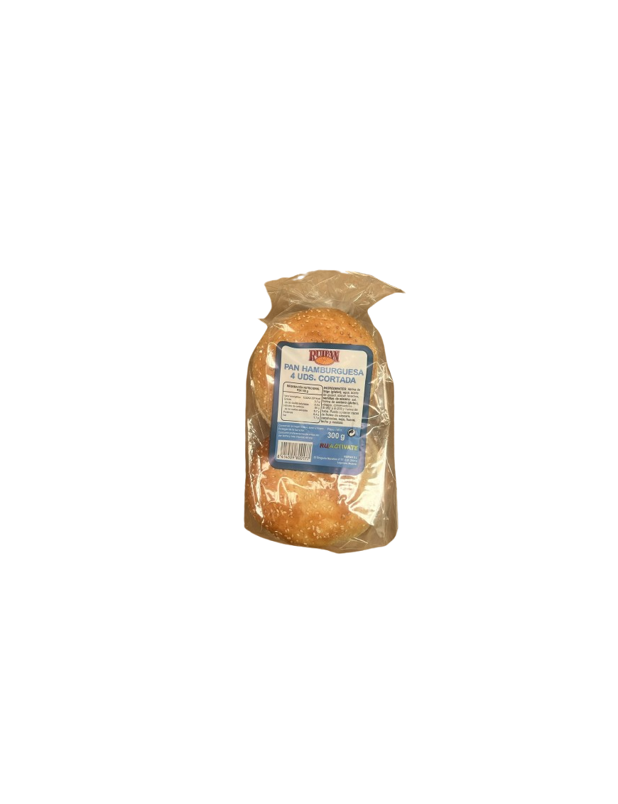 PAN RUIPAN HAMBURGUESA 300 GR B/4 UNIDADES