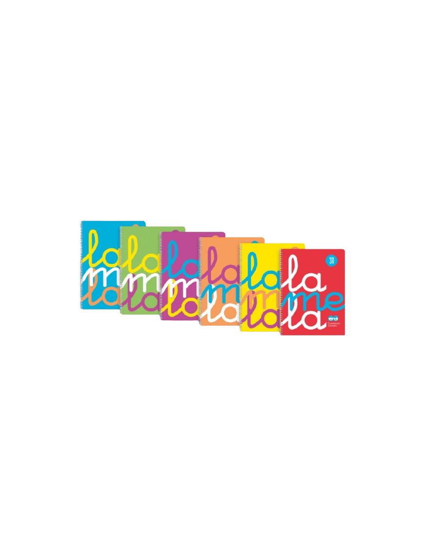 PP CUADERNO LAMELA POLIPROPILEN 80H Fº 3 MM UD