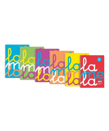 PP CUADERNO LAMELA POLIPROPILEN 80H Fº 3 MM UD