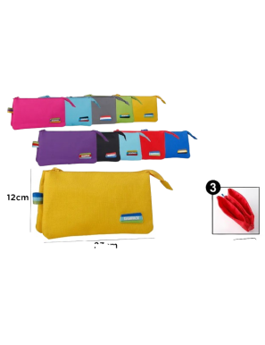 PP ESTUCHE SAMPACK COLOR 1 CREMALLERA 3 DEPART  UD