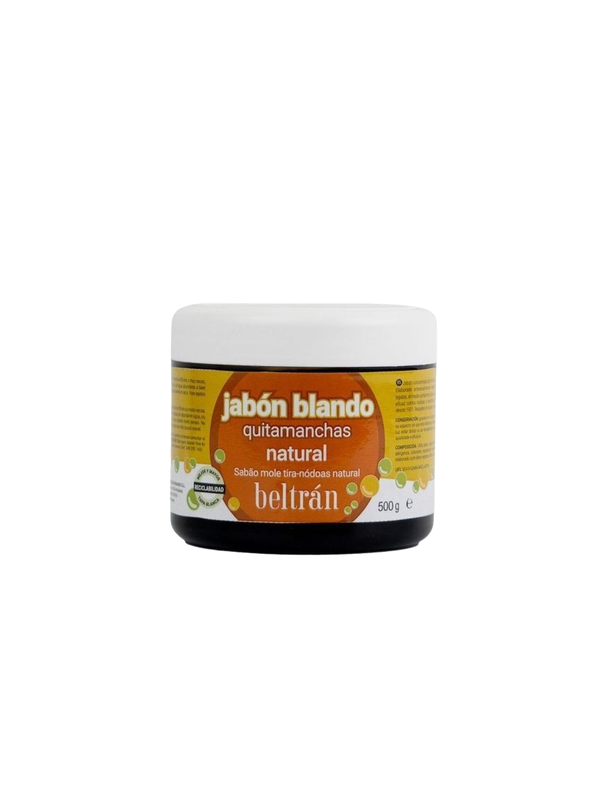JABON QUITAMANCHAS BELTRAN BLANDO NATURAL B/500GR
