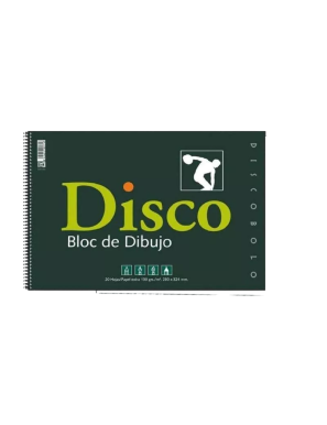 PP BLOC DIBUJO Fº LISO/RECUADRO ESPIRAL 20 HOJAS