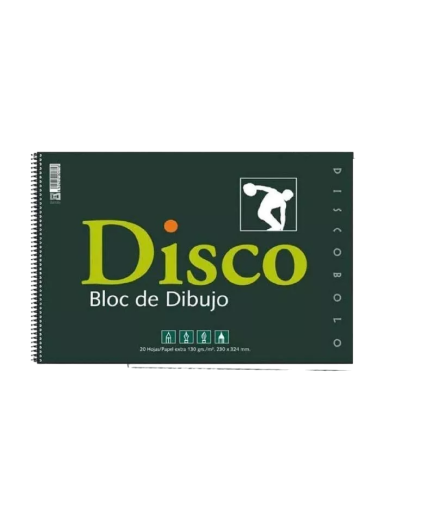 PP BLOC DIBUJO Fº LISO/RECUADRO ESPIRAL 20 HOJAS