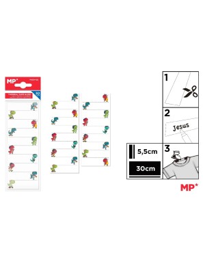 PP CINTA MP TERMICA NOMBRE 30 CM UNIDAD