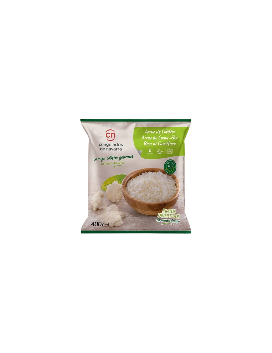 ARROZ DE COLIFLOR CONGELADO C.NAVARRA B/400 GR