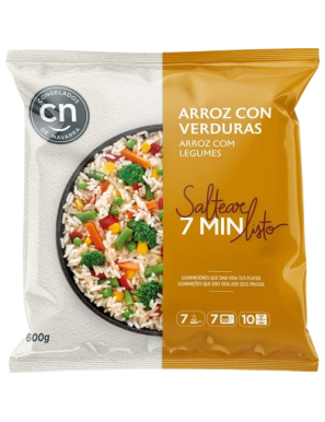 ARROZ CON VERDURAS CONGELADO C.NAVARRA B/600 GR