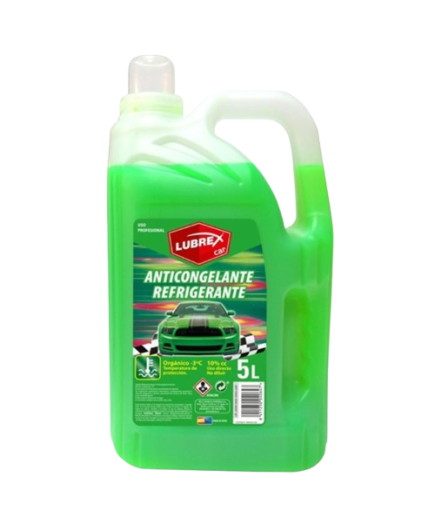 ANTICONGELANTE REFRIGERANTE LUBREX G/5L