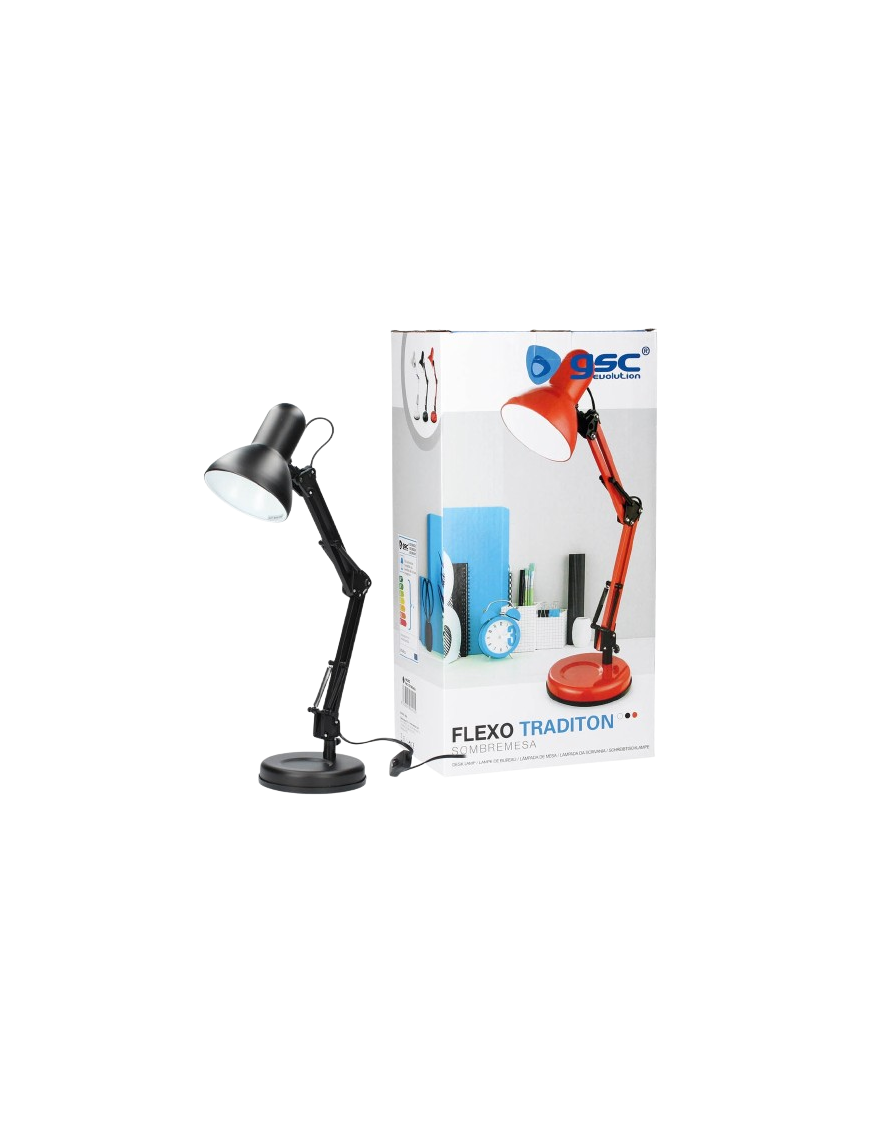 FLEXO LAMPARA SOBREMESA NEGRO RF/1900424