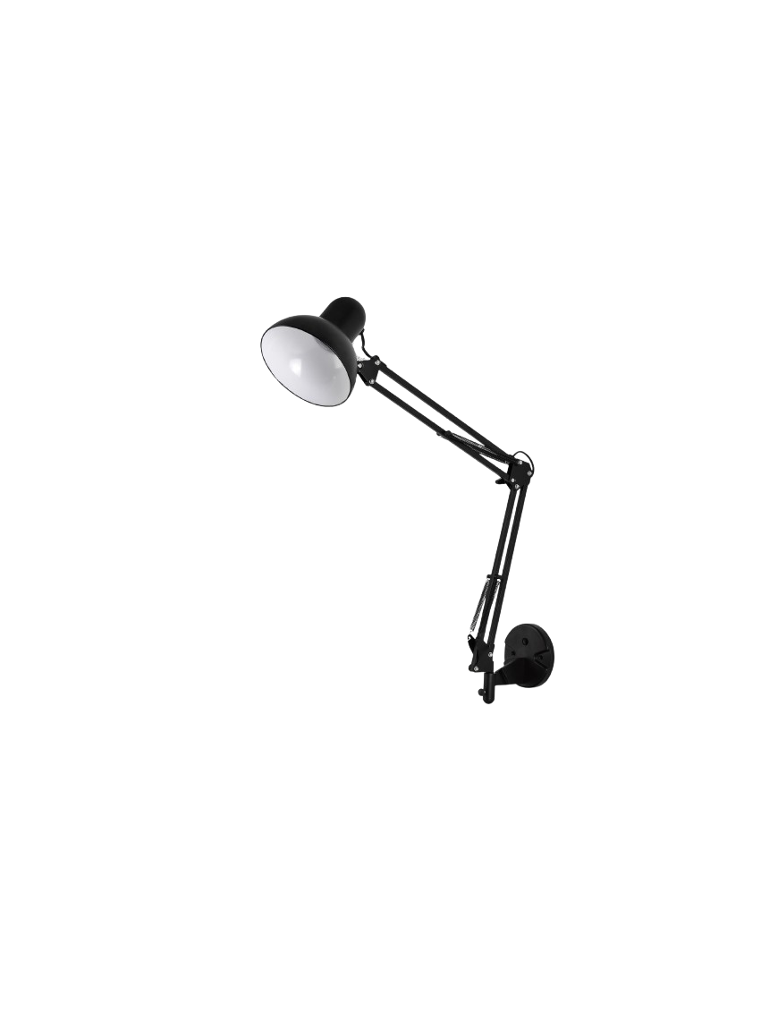 FLEXO LAMPARA PARED SAMASSI  E27  NEGRO