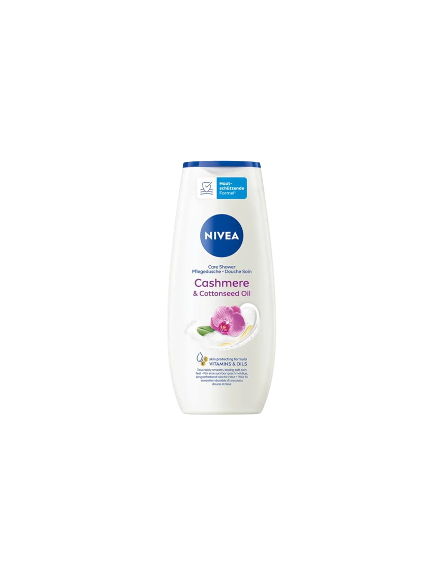 GEL BAÑO NIVEA CACHEMIRA Y ALGODON B/250ML