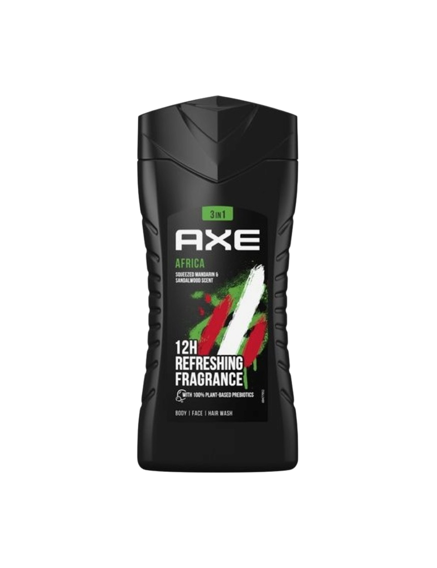GEL BAÑO AXE AFRICA B/250ML