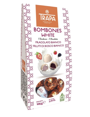 BOMBON TRAPA WHITE (BLANCO) BOLSA 105GR
