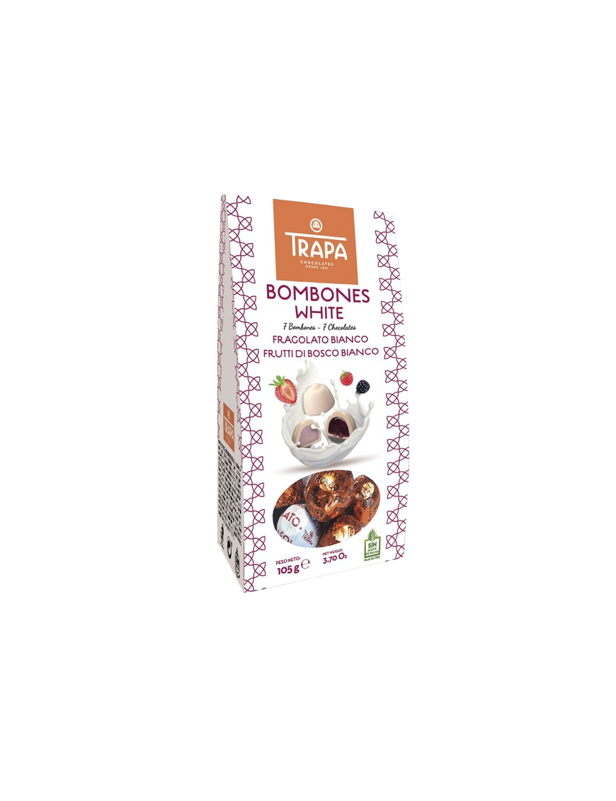 BOMBON TRAPA WHITE (BLANCO) BOLSA 105GR