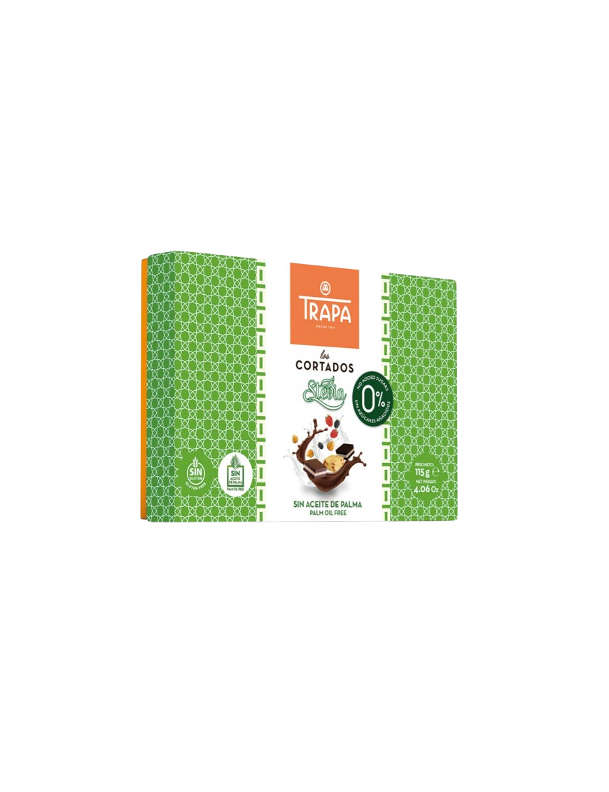 BOMBON TRAPA CORTADO STEVIA C/115 GR