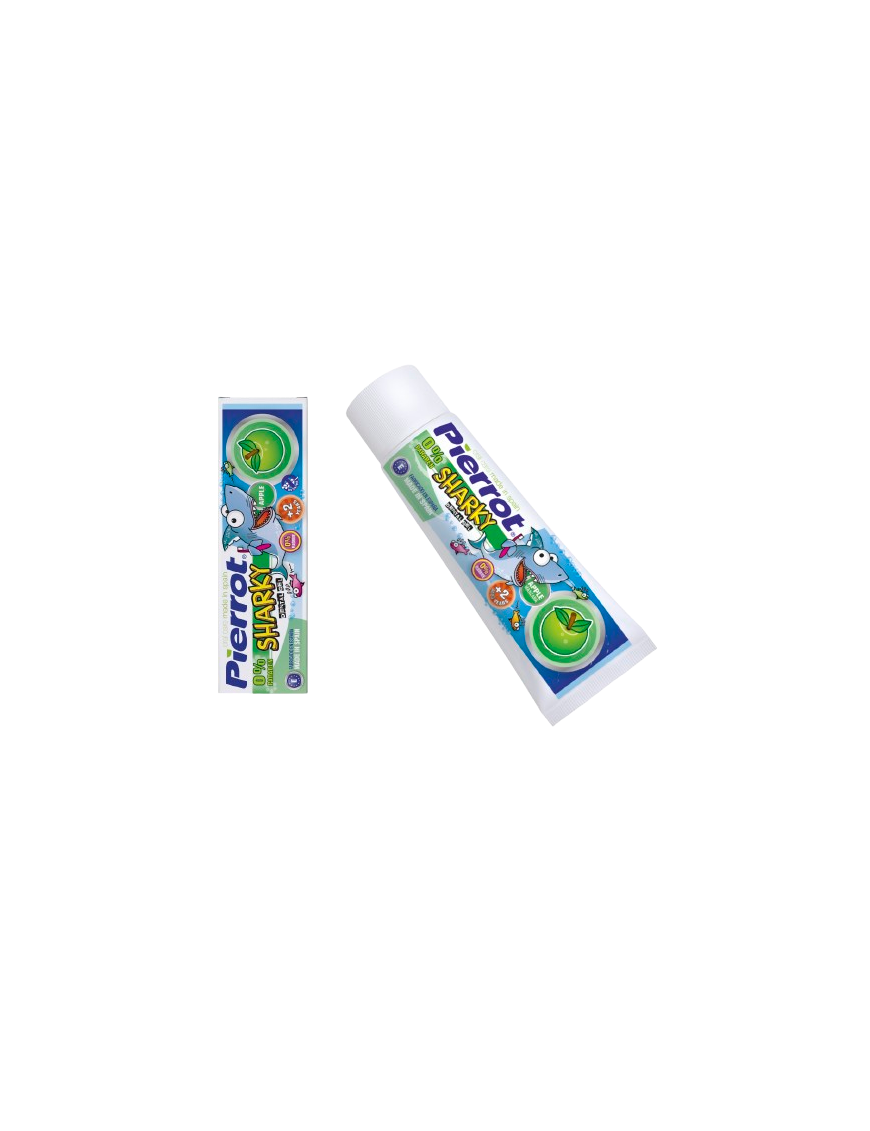 DENTIFRICO INFANTIL PIERROT SHARKY MANZANA B/75 ML