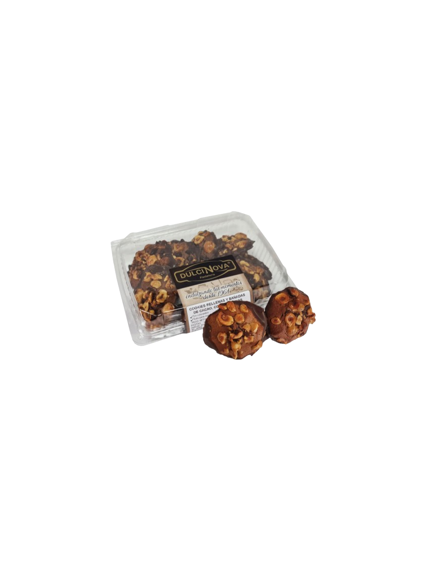 COOKIE AVELLANA RELLENA CACAO DULCINOVA B/230GR