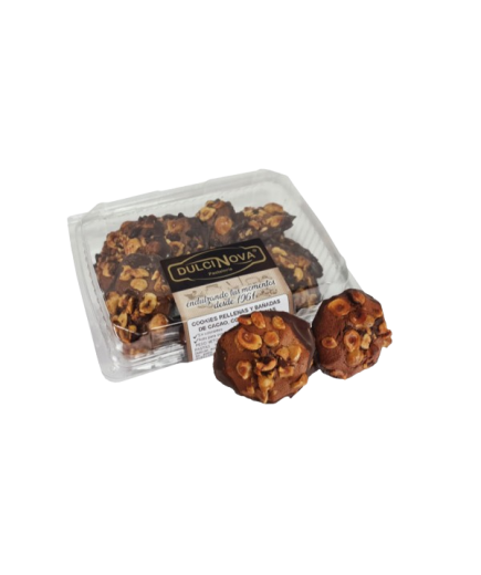 COOKIE AVELLANA RELLENA CACAO DULCINOVA B/230GR