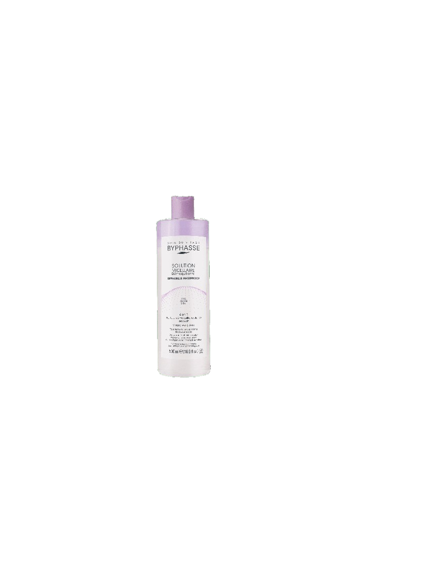 AGUA MICELAR BYPHASSE WATERPROOF 4 EN1 B/500 ML