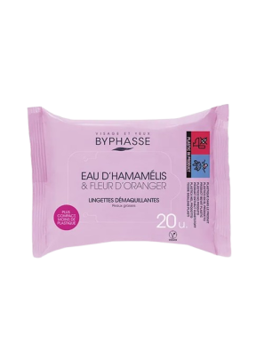 TOALLITAS DESMAQUILLADORAS BYPHASSE FLOR P/20 UD