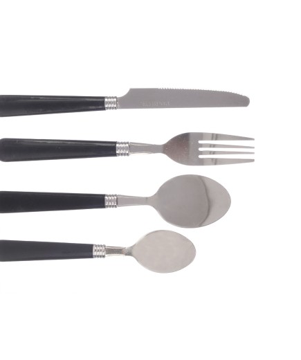 CUBIERTOS KINVARA COLORES NEUTROS SET 4 UNIDADES