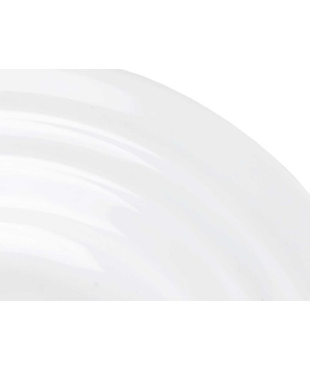 VAJILLA VIVALTO BLANCO ONDAS SET 18 UNIDADES