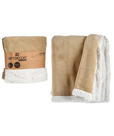 MANTA GIFTDECOR SHERPA CAMEL 130X170CM UD
