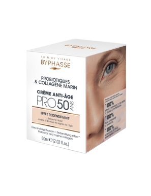 CREMA FACIAL BYPHASSE ANTIEDAD PRO 50 AÑOS B/60 ML