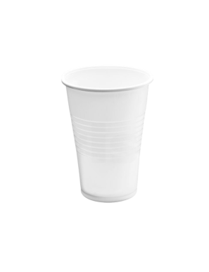 VASO PLASTICO REUTILIZ.BLANCO.220ML.BOL/100UD