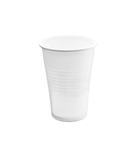 VASO PLASTICO REUTILIZ.BLANCO.220ML.BOL/100UD