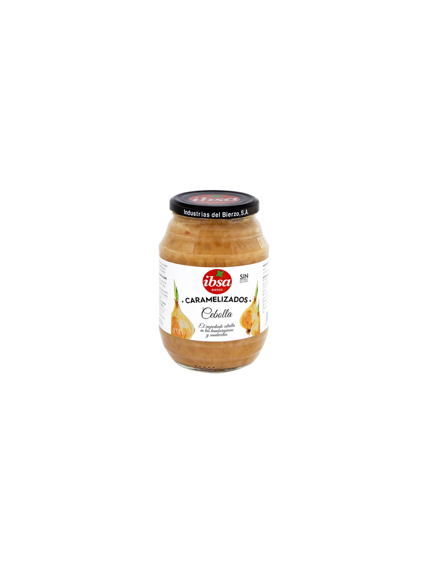 CEBOLLA CARAMELIZADA IBSA TARRO CRISTAL 950 GR