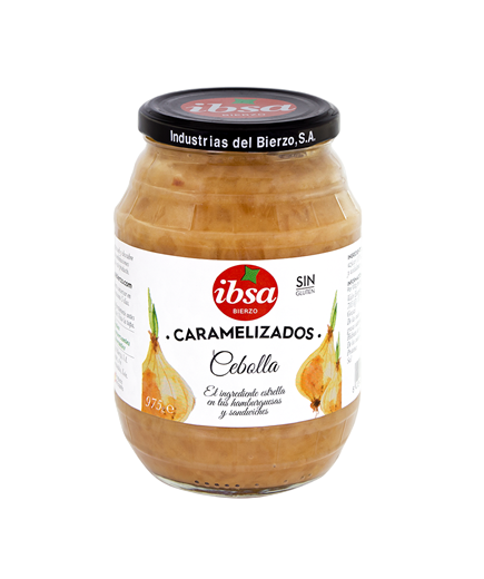 CEBOLLA CARAMELIZADA IBSA TARRO CRISTAL 950 GR