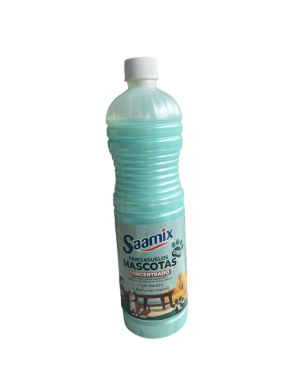 FREGASUELO SAAMIX CONCENTRADO MASCOTAS  BOT. 1 L