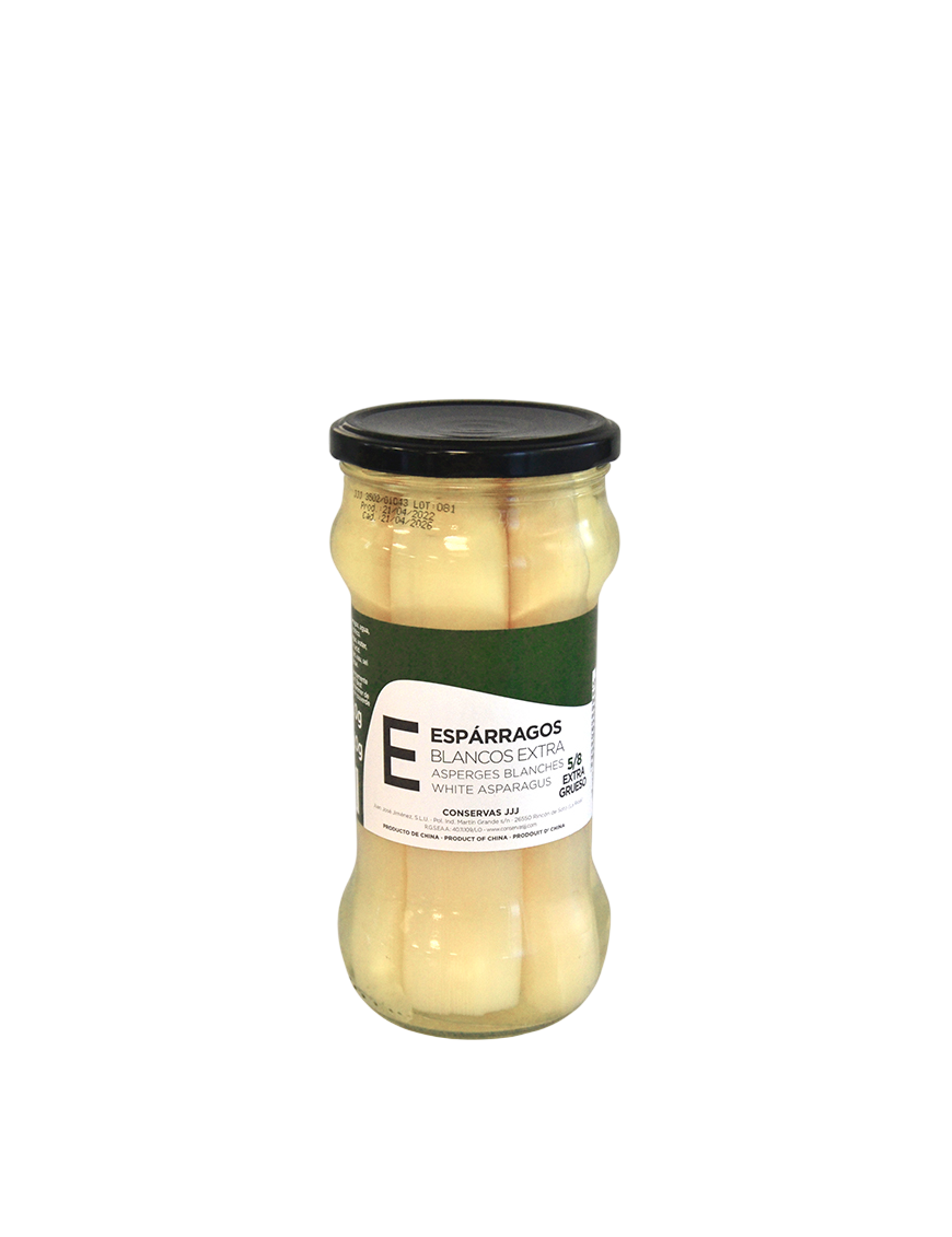ESPARRAG.BLANCO 05/08 EXTRA J.J.J. T/C 530 GR