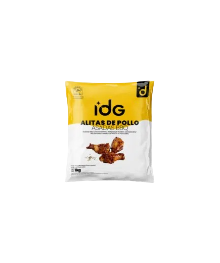 IDG.POLLO ALITAS ASADAS/BARBACOA BOLS/1 KG