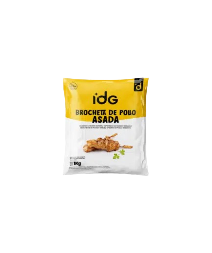 IDG.POLLO BROCHETAS ASADAS BOLSA/1.KG