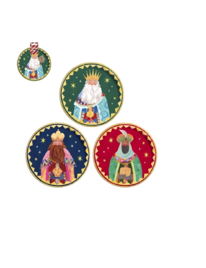 PLATO REYES MAGOS 23CM C/1194061 B/6UD