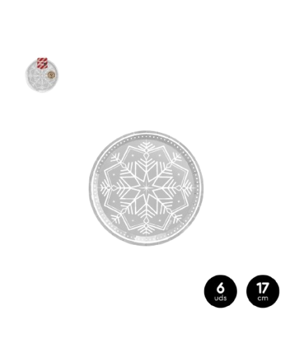 PLATO WINTER PLATA 17CM C/1194040 B/6UD