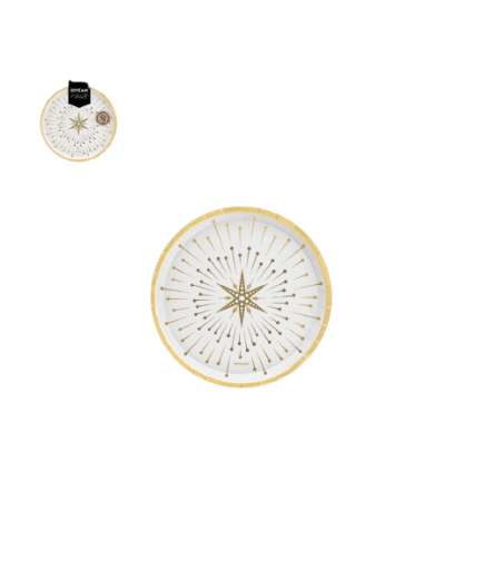 PLATO LLANO BLANCO STAR 17CM C/1194069 B/6UD