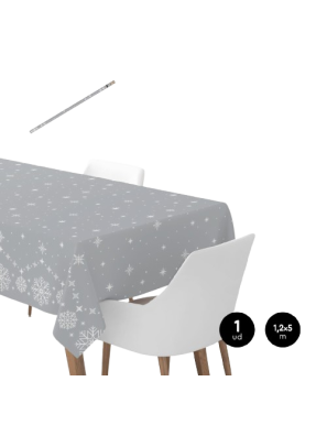 MANTEL ROLLO WINTER PLATA 1.2X5M R/1231037 1UD