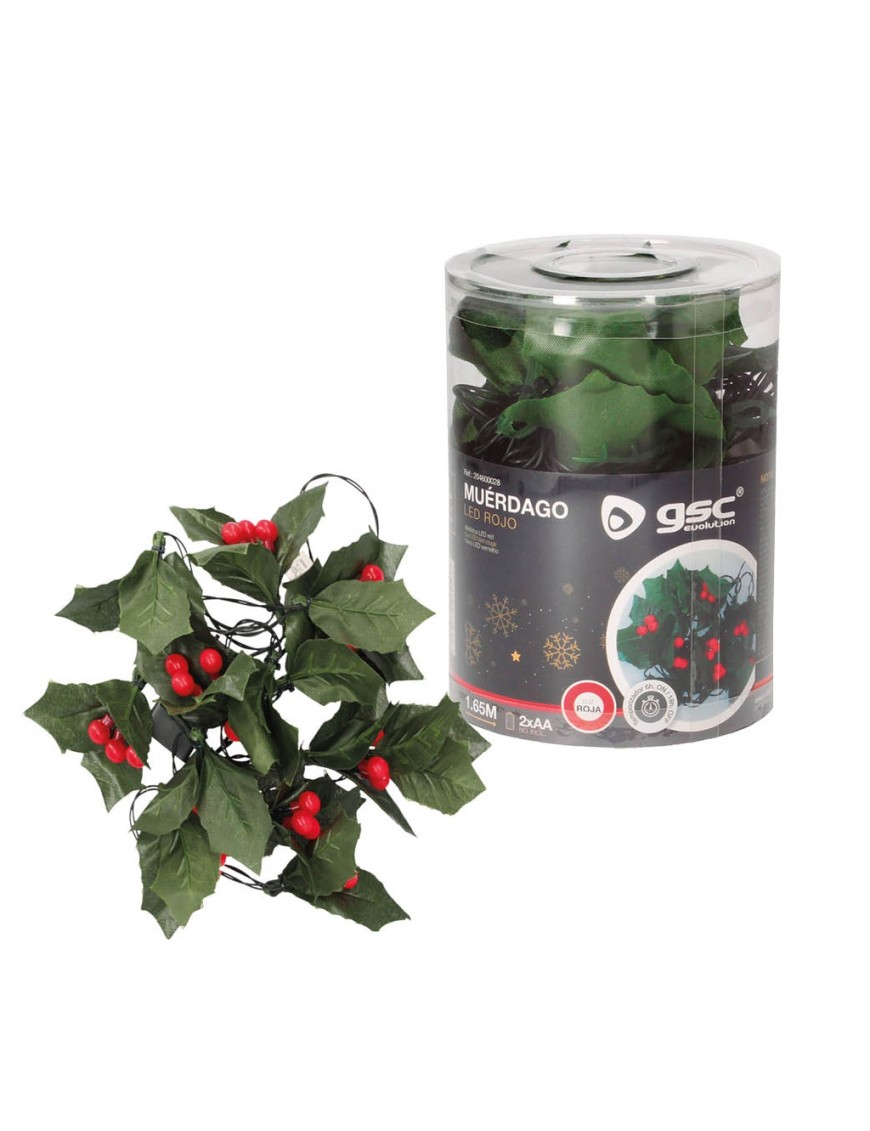 LUZ LED GSC MUERDAGO ROJO 1,65 METROS