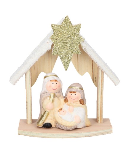 FIGURA DECORATIVA NAVIDAD GSC NACIMIENTO BELEN UD