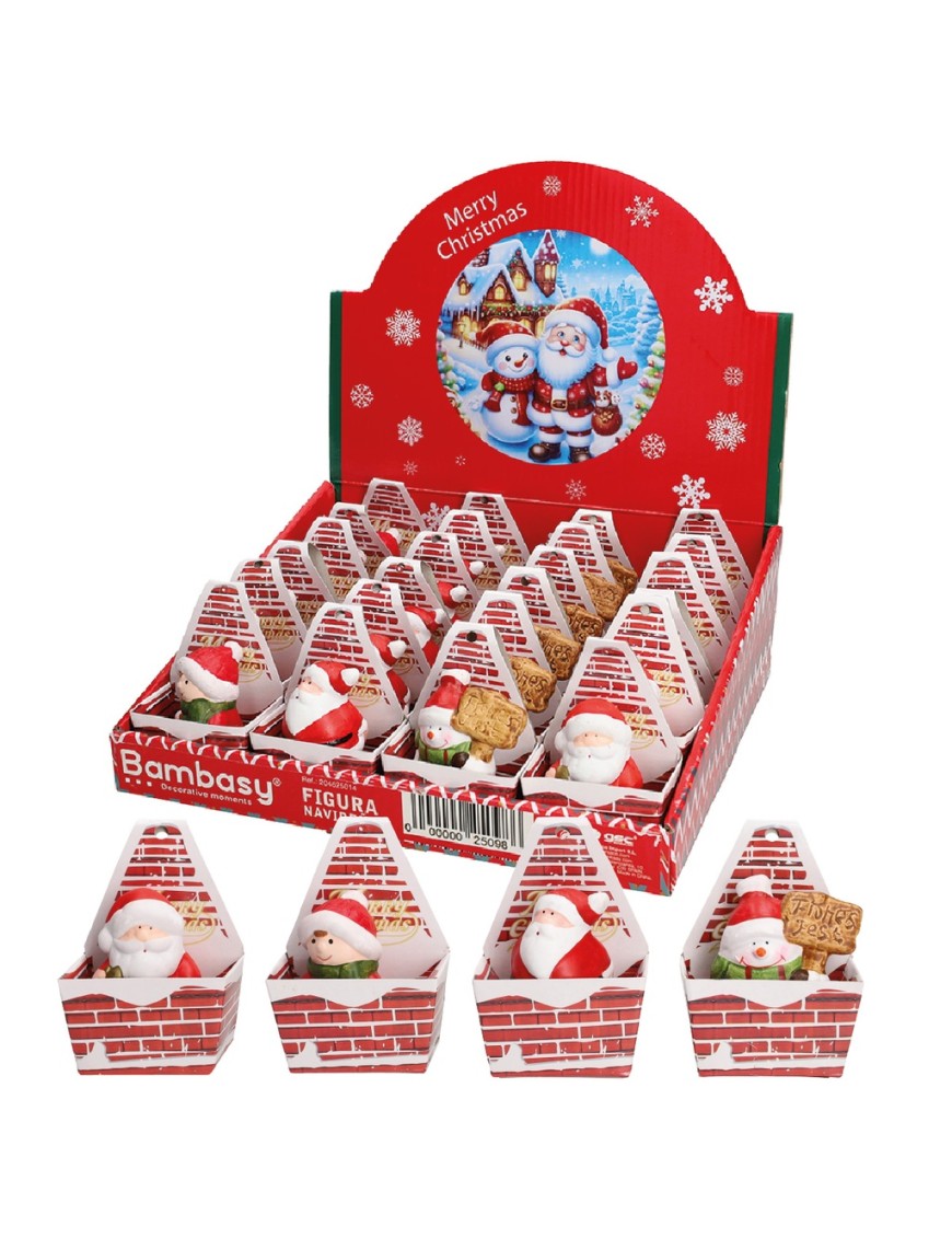 FIGURA DECORATIVA NAVIDAD GSC  UNIDAD