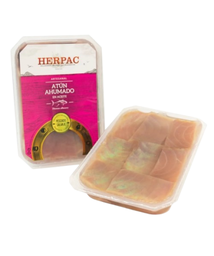HERPAC ATUN AHUMADO EN ACEITE BANDEJA 250 GR