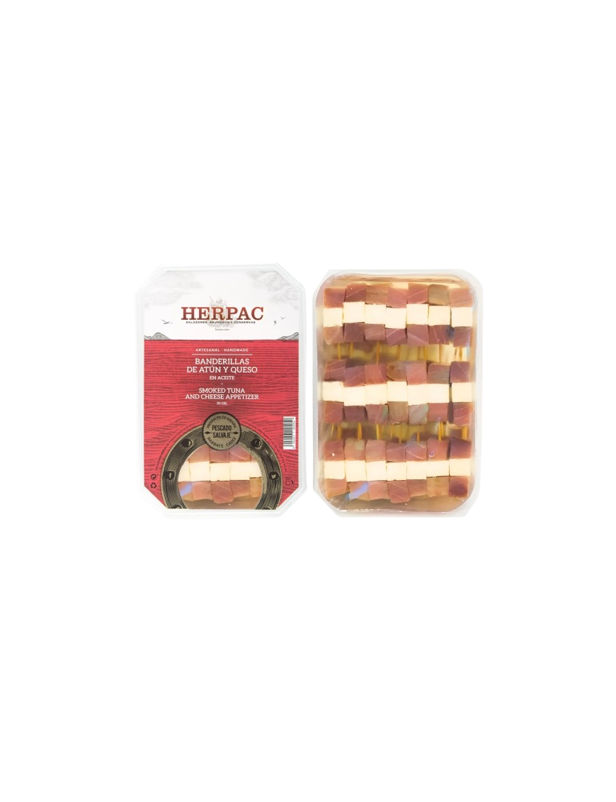 HERPAC BANDERILLAS DE ATUN+QUESO BAND/42.UD