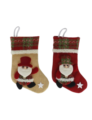 ADORNO NAVIDEÑO GERIMPORT CALCETIN PAPA NOEL X UD