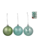 ADORNO NAVIDEÑO GERIMPORT BOLAS VERDE PERLA P/16UD