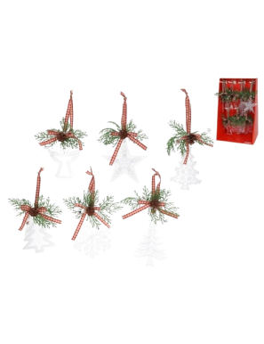 ADORNO NAVIDEÑO GERIMPORT COLGANTE FIGURAS 11CM UD