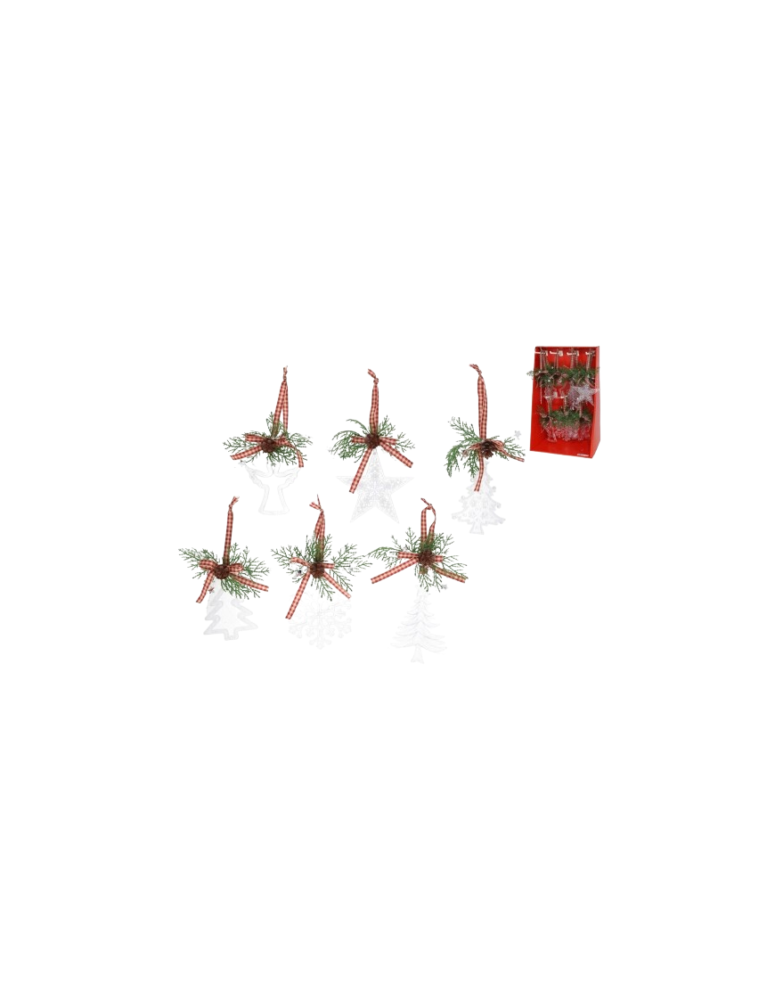 ADORNO NAVIDEÑO GERIMPORT COLGANTE FIGURAS 11CM UD